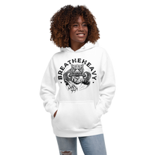 Load image into Gallery viewer, fearless tiger white hoodie
